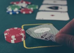poker cards and chips